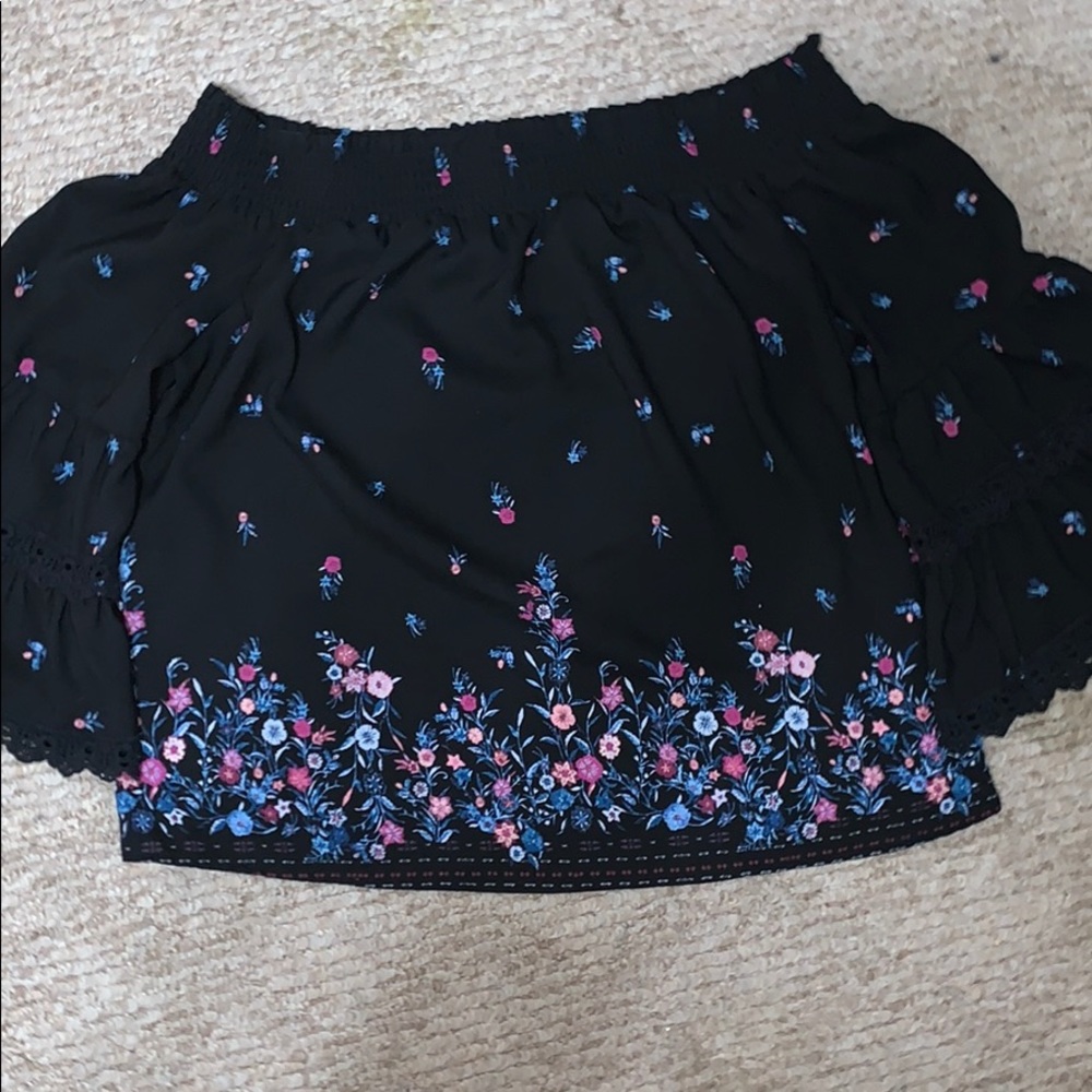 Off the shoulder shirt